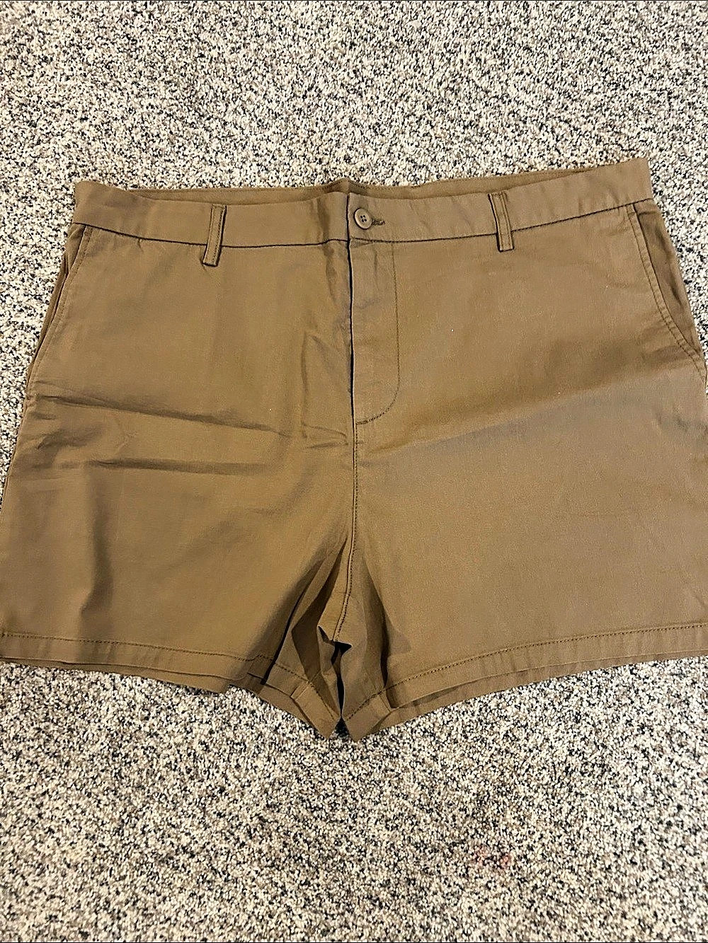 Old Navy Built-In Flex Slim Chino Shorts Men's Brown Waist 44